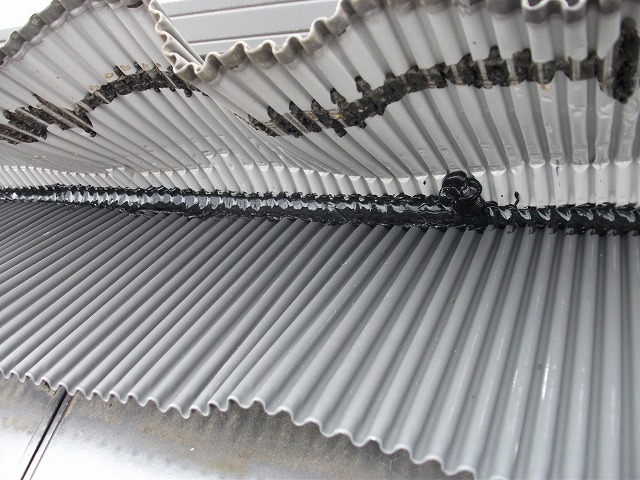 新規エプロンの設置